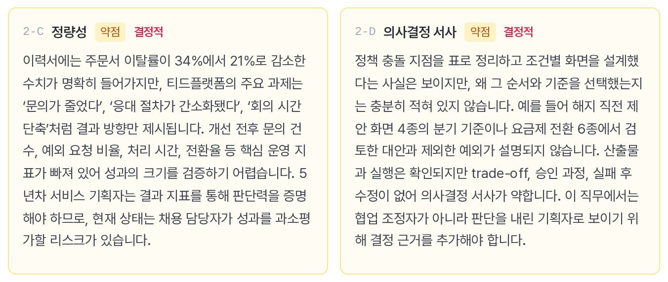 결정적 태그가 붙은 항목 카드